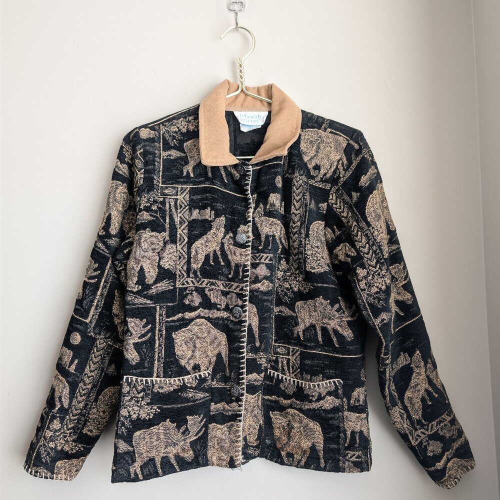 Deborah Murray Tapestry Wild Animals Jacket